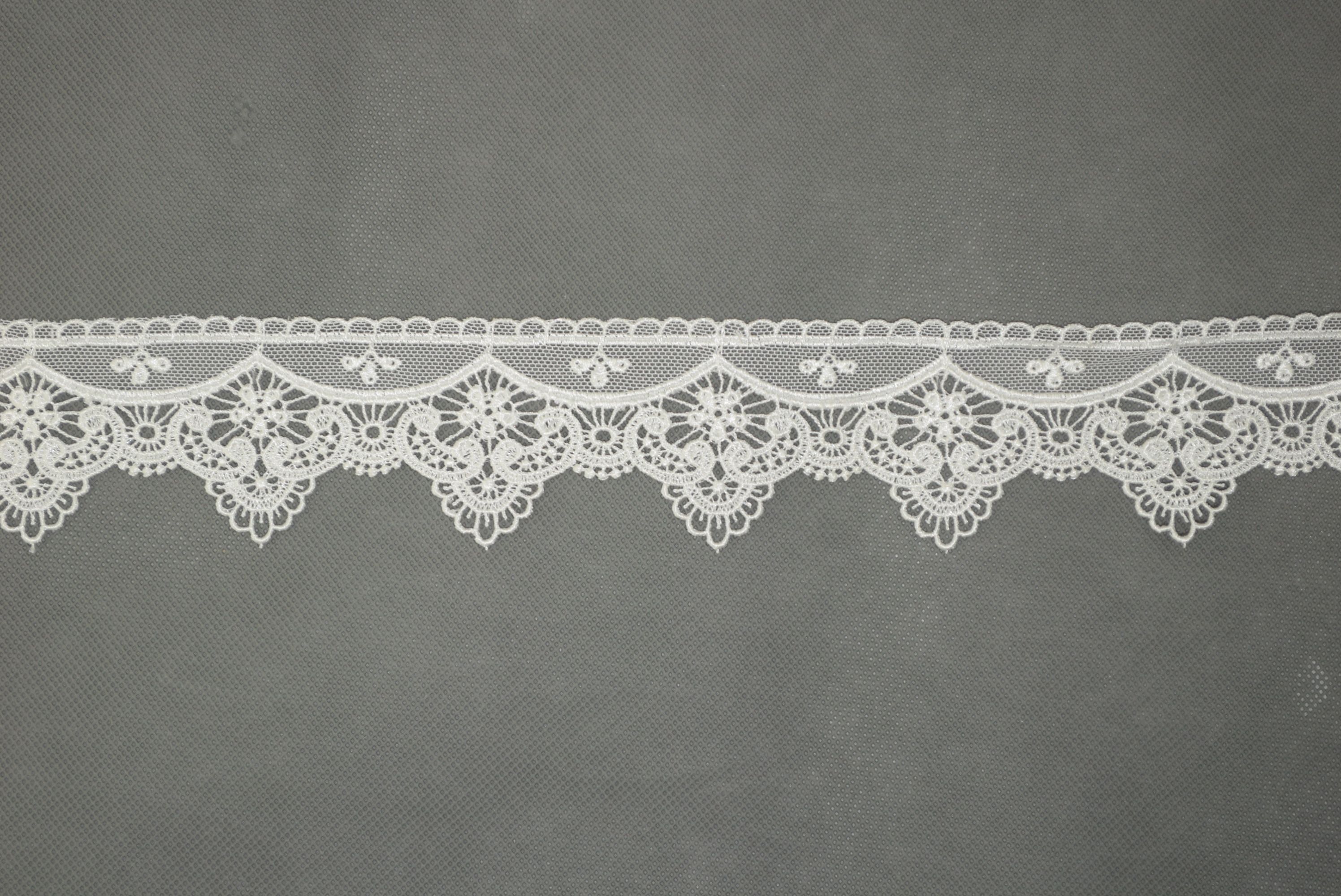 Кружево 1296-10 (белое зубчики)