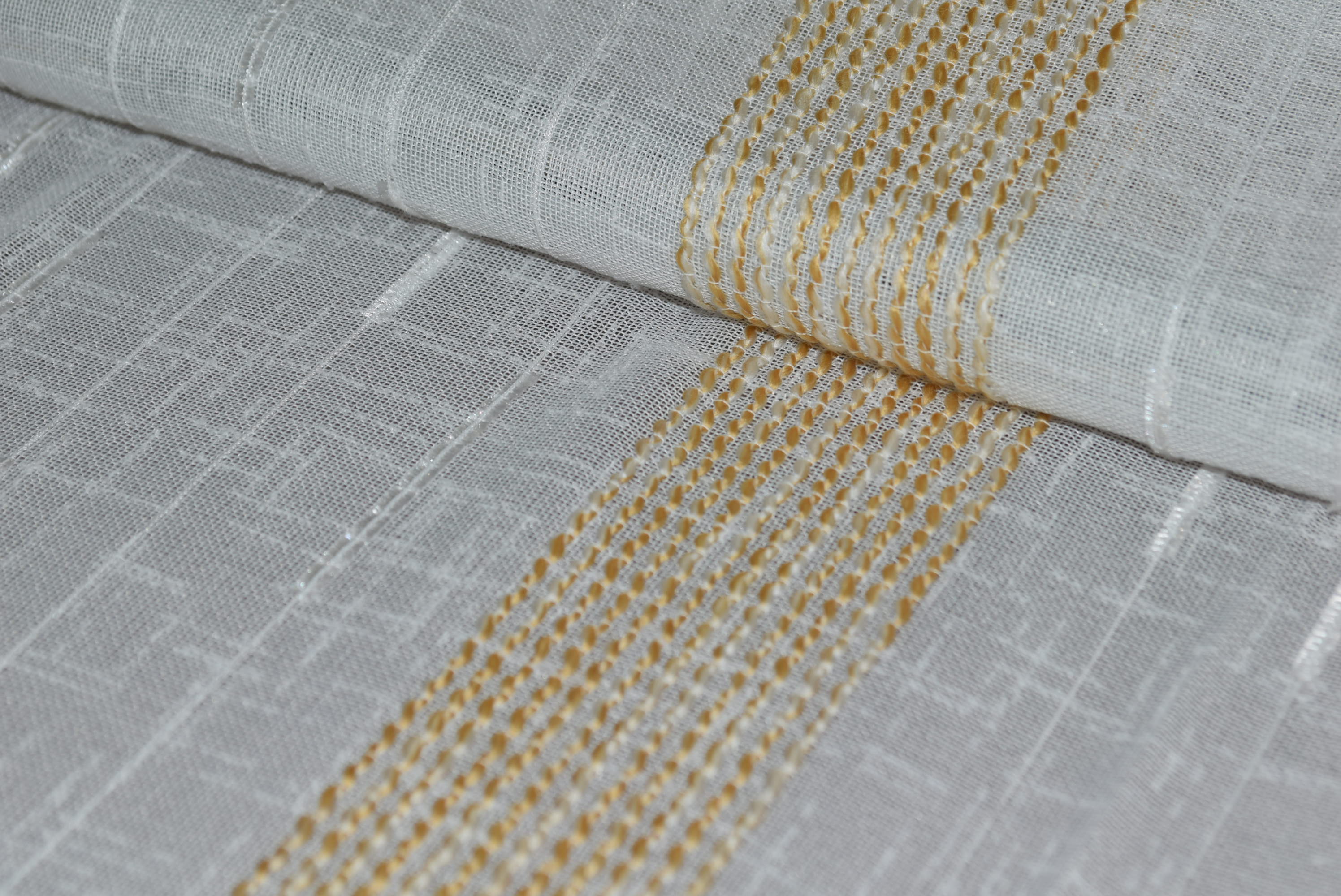 2314 лен полоса цвет бежевый